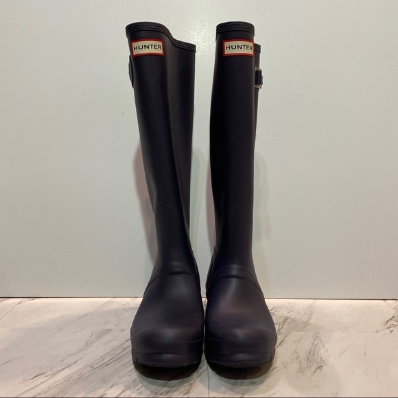 Hunter Women’s Original Tall Purple Rain Boots 6 - Picture 11 of 11